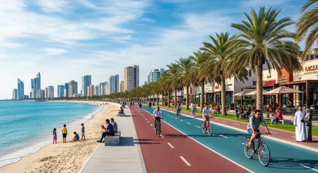 Flat tyre repair services available in Corniche, Ajman