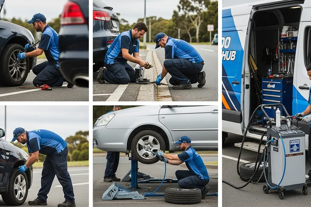 Overview of additional tyre-related services available alongside at-home tyre replacement