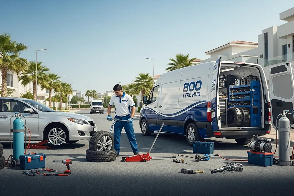 Overview of additional tyre services offered in Ajman