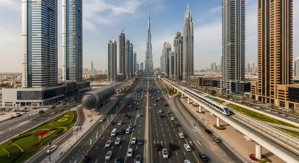 Sheikh Zayed Road covered for tyre puncture repair service in Dubai